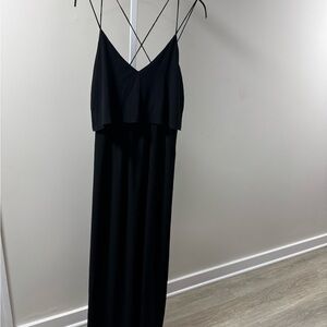 H&M black maxi dress size 6